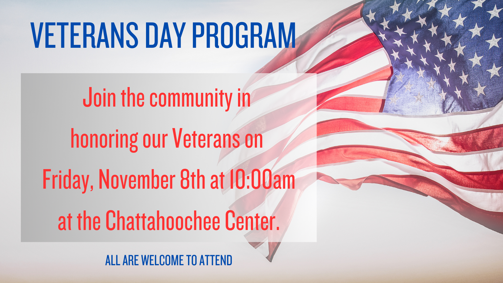 Veterans Day Flyer 